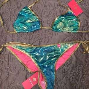 Doll Swimwear scrunch butt bikini